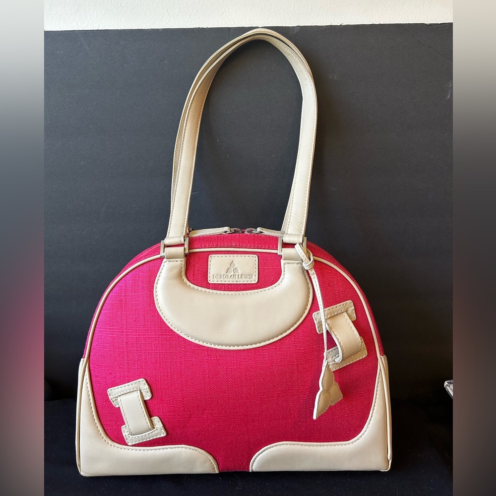 Deborah Lewis purse, hot pink,